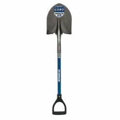 Seymour Outdoor Tools Seymour 26" 16 Gauge Round Point Shovel Poly-D Grip S500 Industrial Fiberglass Handle 49451
